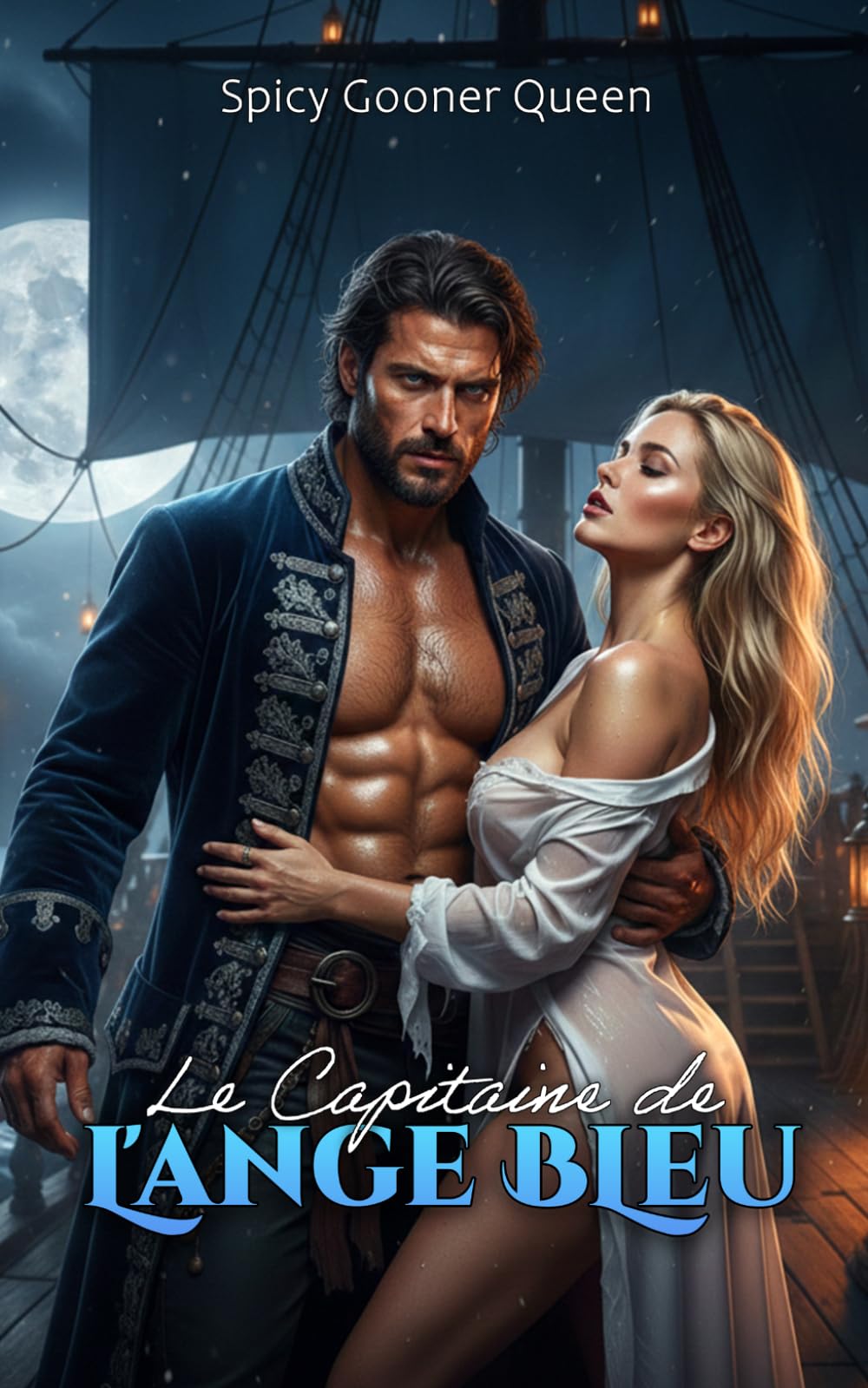 LE CAPITAINE DE L'ANGE BLEU: Une Dark Romance érotique de pirates, de vengeance et d'amour interdit entre le ravisseur et sa captive