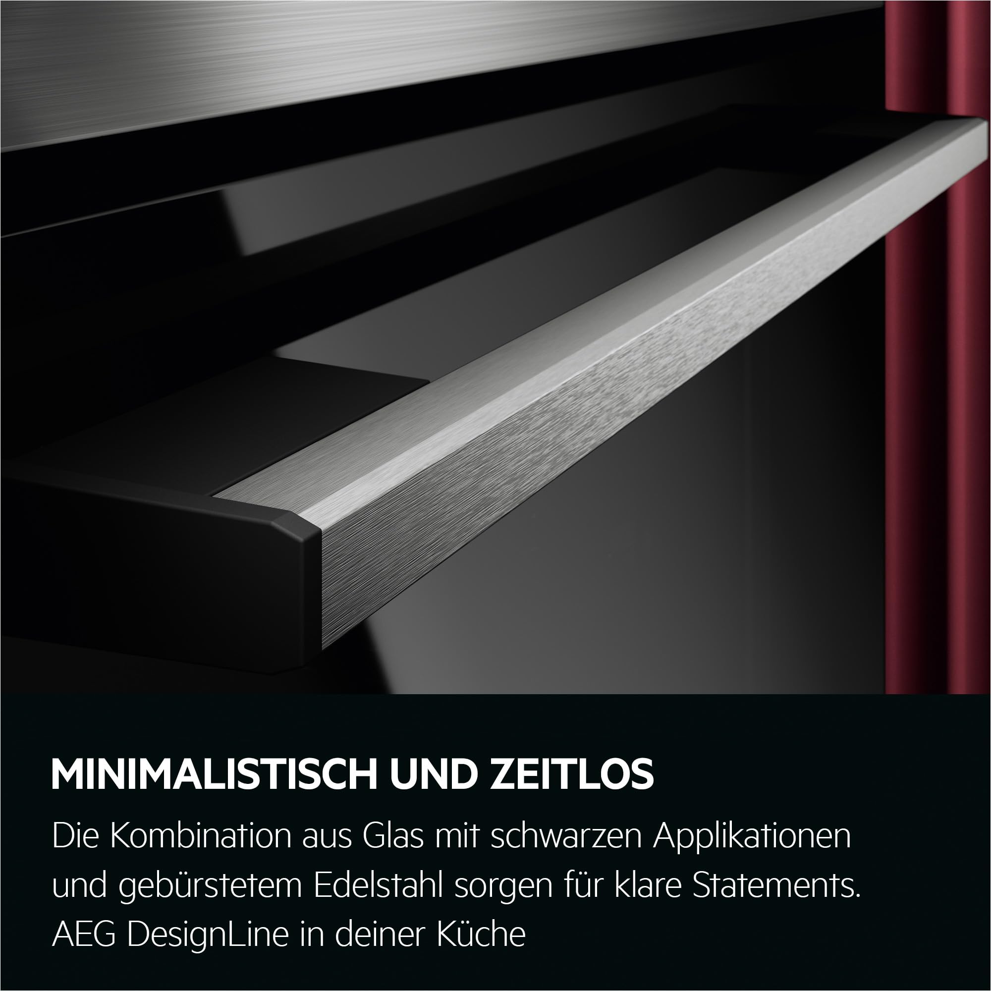 AEG Einbaubackofen Serie 5 Ringheißluft Pyrolyse Selbstreinigung 45 Automatikprogramme LED-Touchdisplay Edelstahl OU5PB40ZSM