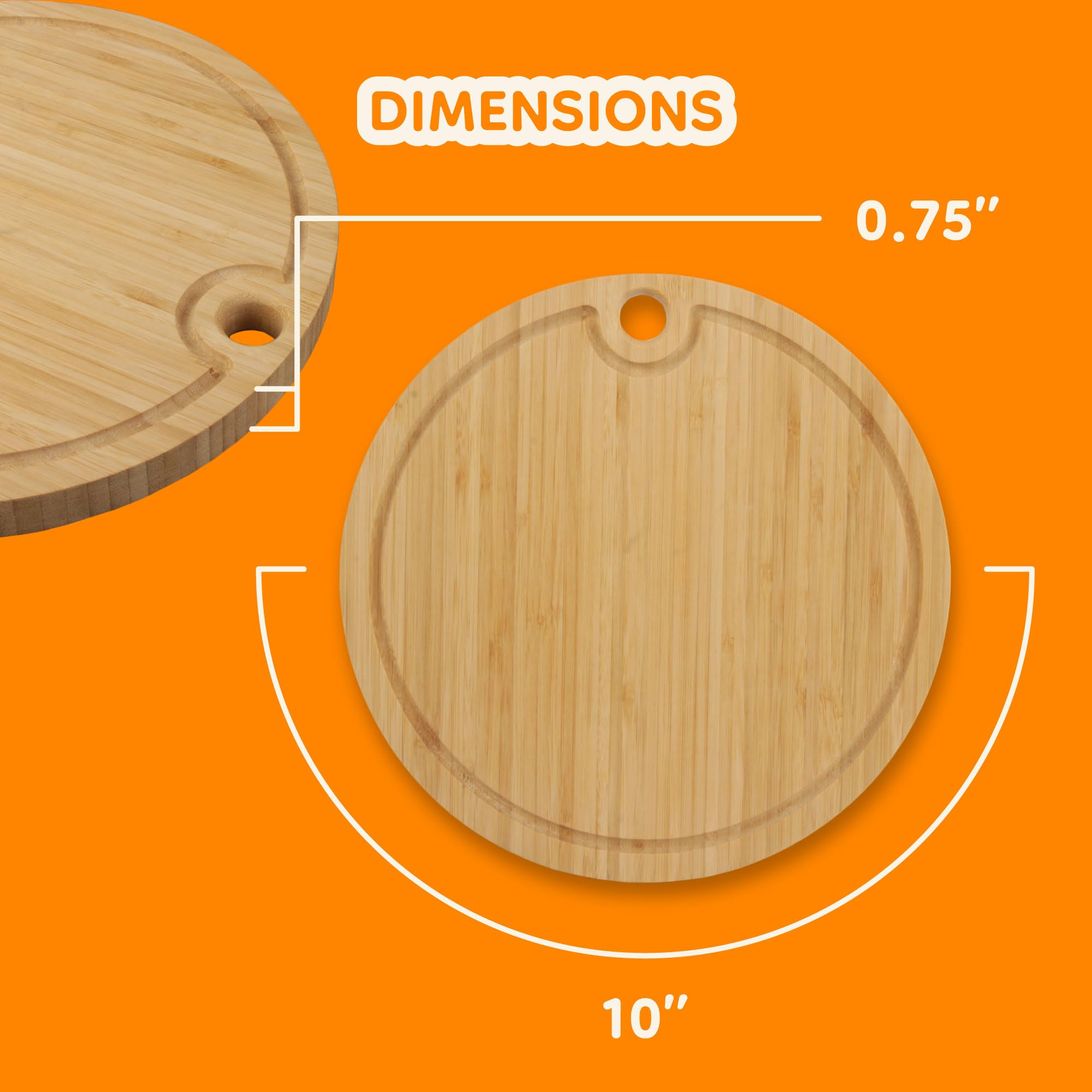 Planche de service FSC Bambou 90 x 14cm Point Virgule