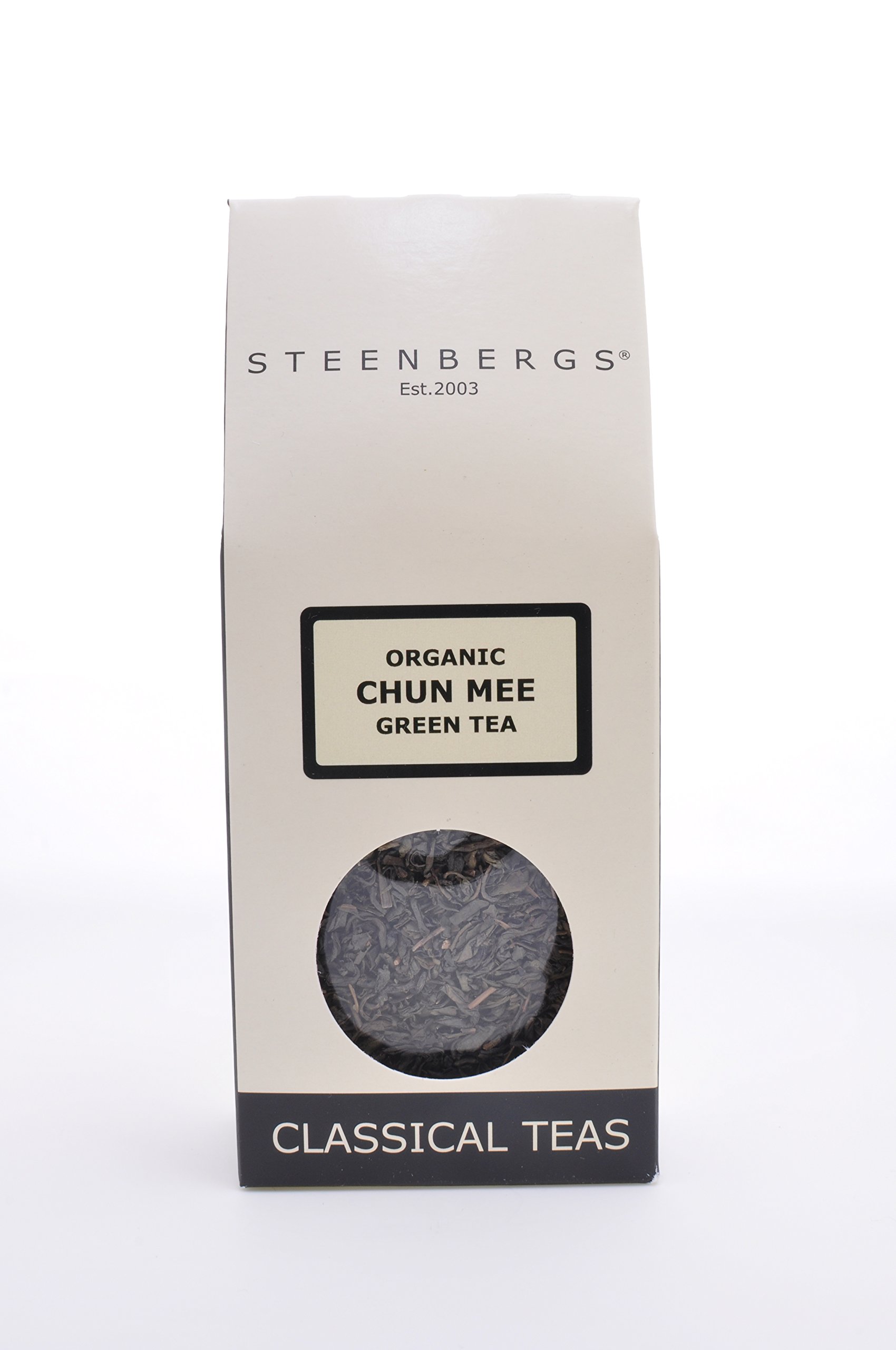 Steenbergs Organic Chun Mee Tea - Loose Leaf Chinese Green Tea - 80g