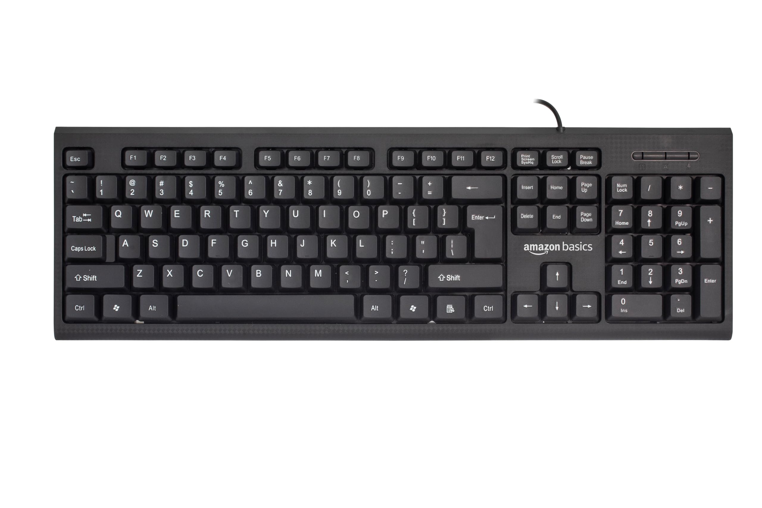 (Refurbished) AmazonBasics Wired Multimedia Keyboard with 107 Keys, USB 2.0 Interface, for Gaming PC, Computer, Laptop, Mac (B0CLV5H9YJ) Amazon Price History, Amazon Price Tracker