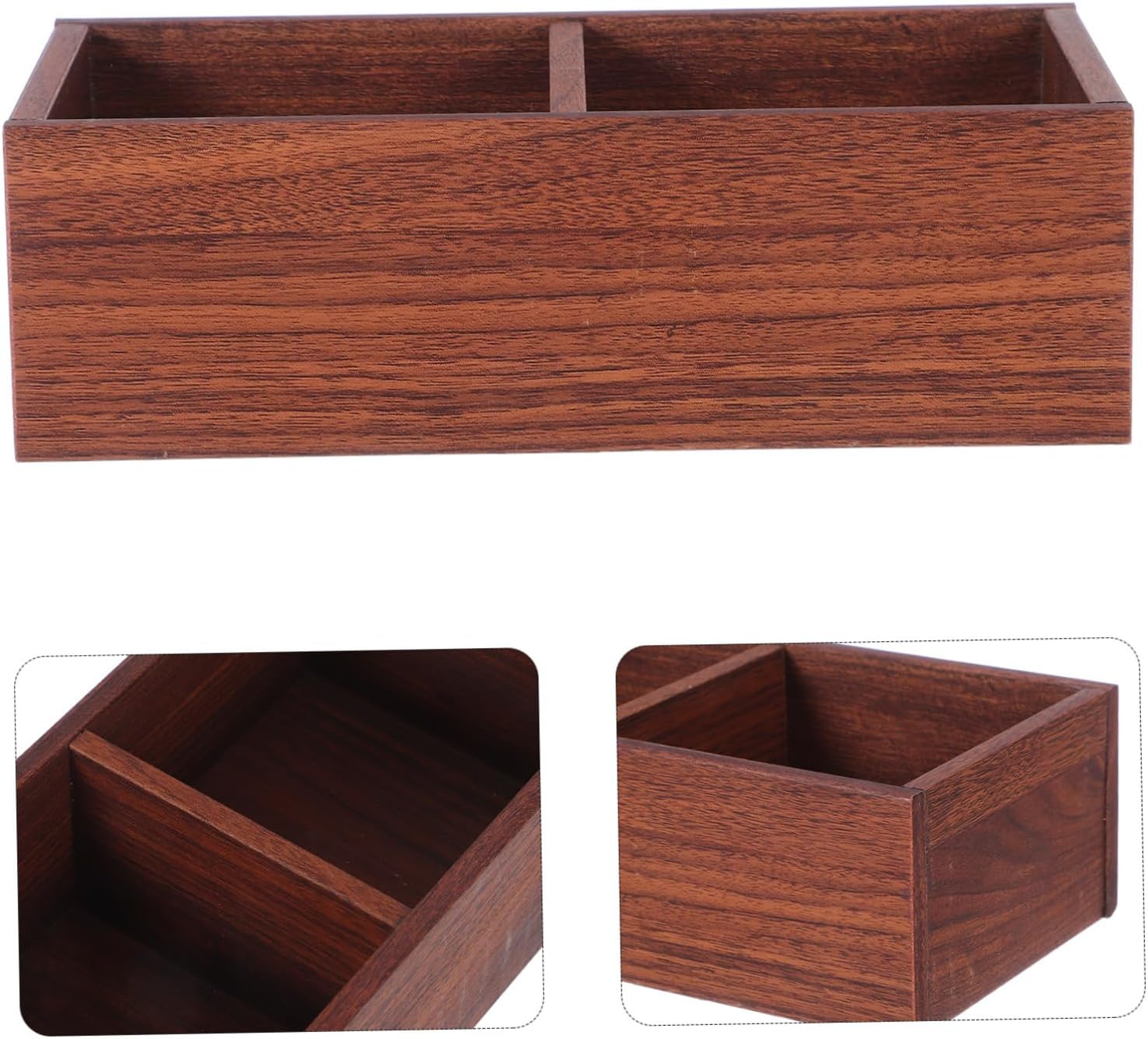 Generic Multi Functional Wooden Tea Packet Storage Box Elegant Organizer for Sugar Packets Spices and More Stylish Decor for Home and Office Countertops