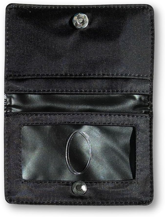 Big Skinny RFID Blocking Phone Card Case with Magnetic Clasp (Black)