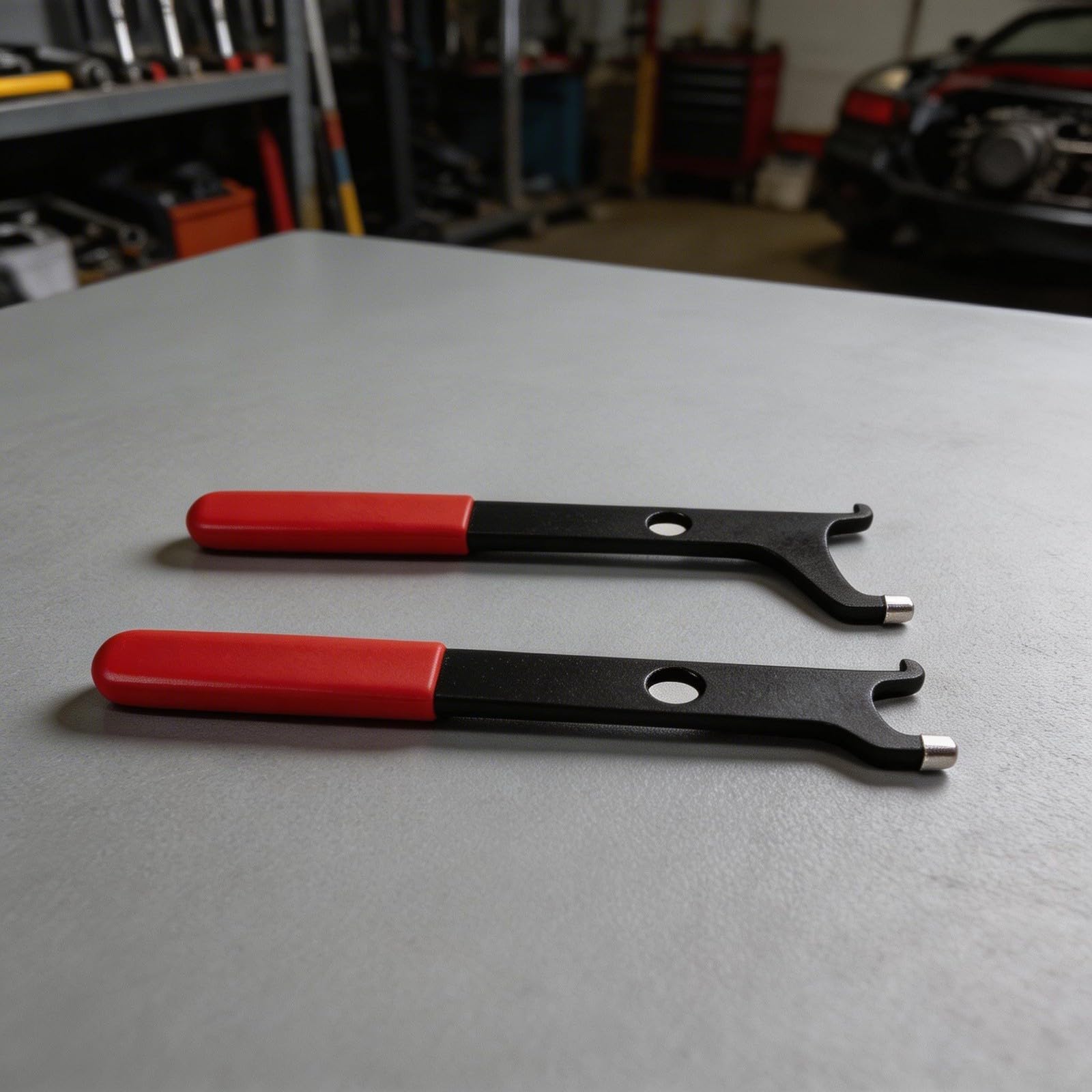 Gancho extractor de sello de aceite automotriz para modelos de golf y CC, diseño de interfaz doble, acero templado de alta temperatura, herramienta de material sin 45 (sin pedir prestado)