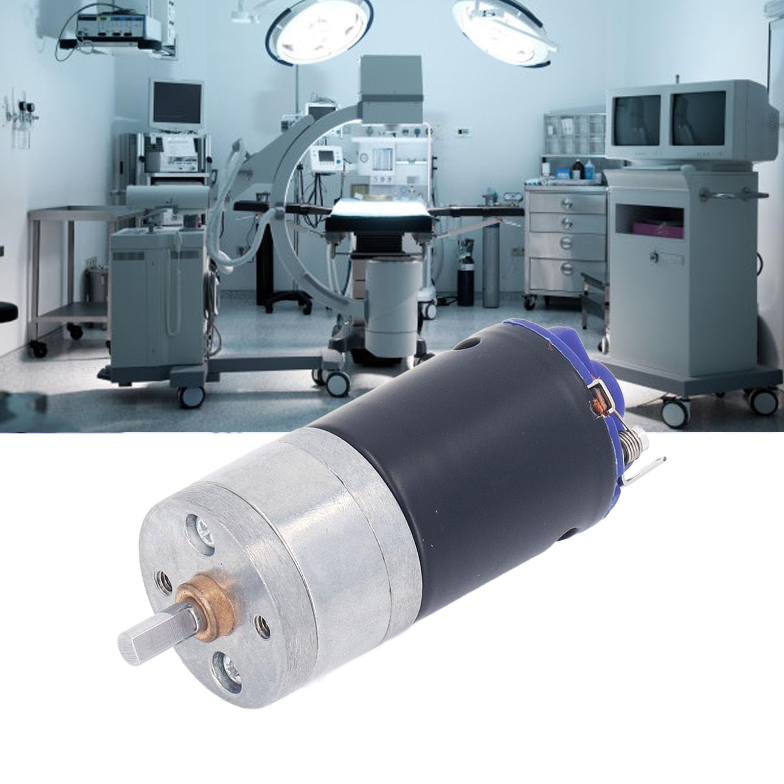 Geschwindigkeitsreduzierungsmotor, Geräuscharmer Elektrischer Getriebemotor DC12V mit Hoher Temperaturbeständigkeit für Intelligente Roboter (580 U/min)