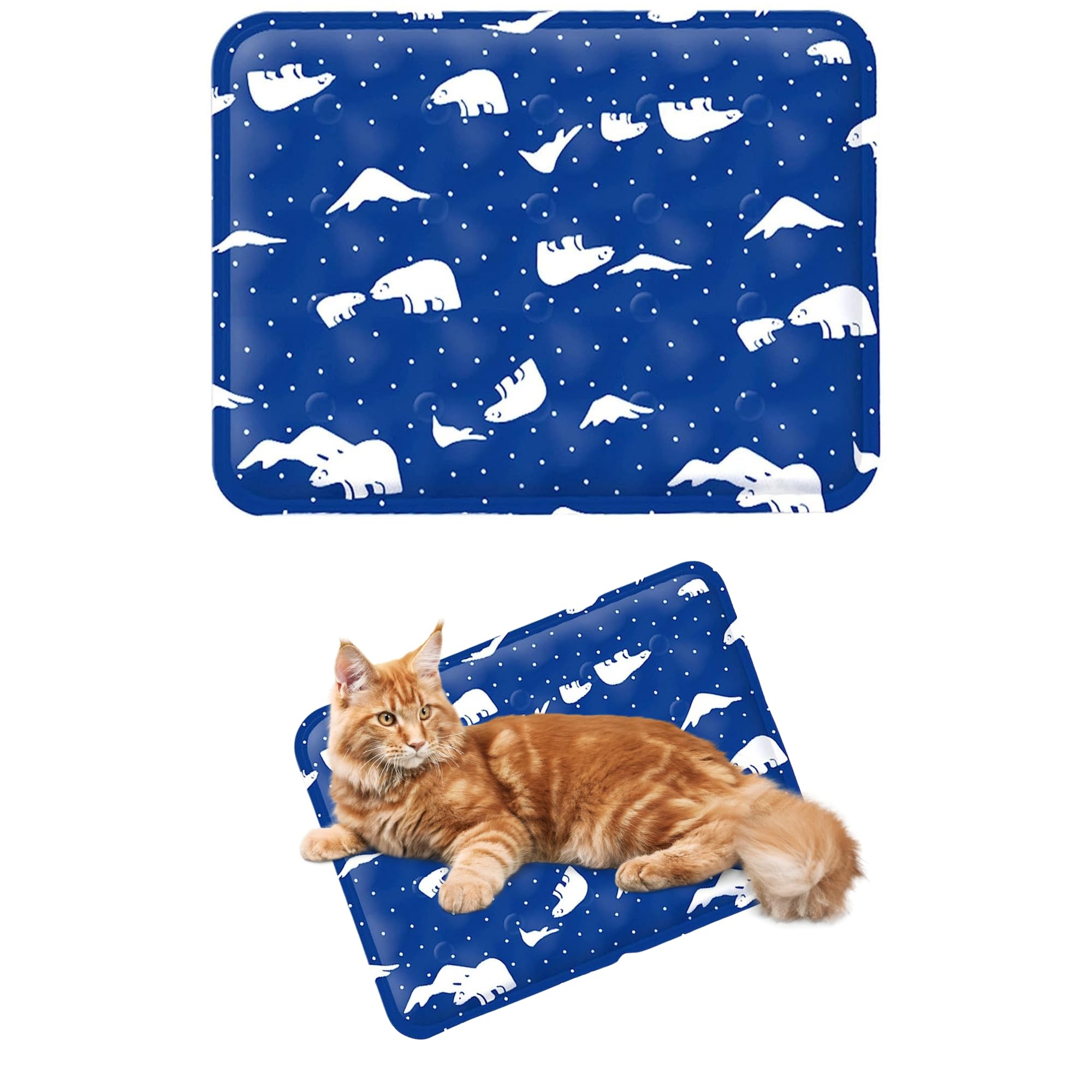 AMORDIV Stylish Reusable Dog Bed Crate Pad Mattress Reversible (Cool/Warm), Waterproof & Scratch Resistant, Firm Support Cooling Gel Pet Mat for Dogs, Cats & Rabbits - (Dark Blue, 1 Pcs) (B0DF82TPLT) Amazon Price History, Amazon Price Tracker