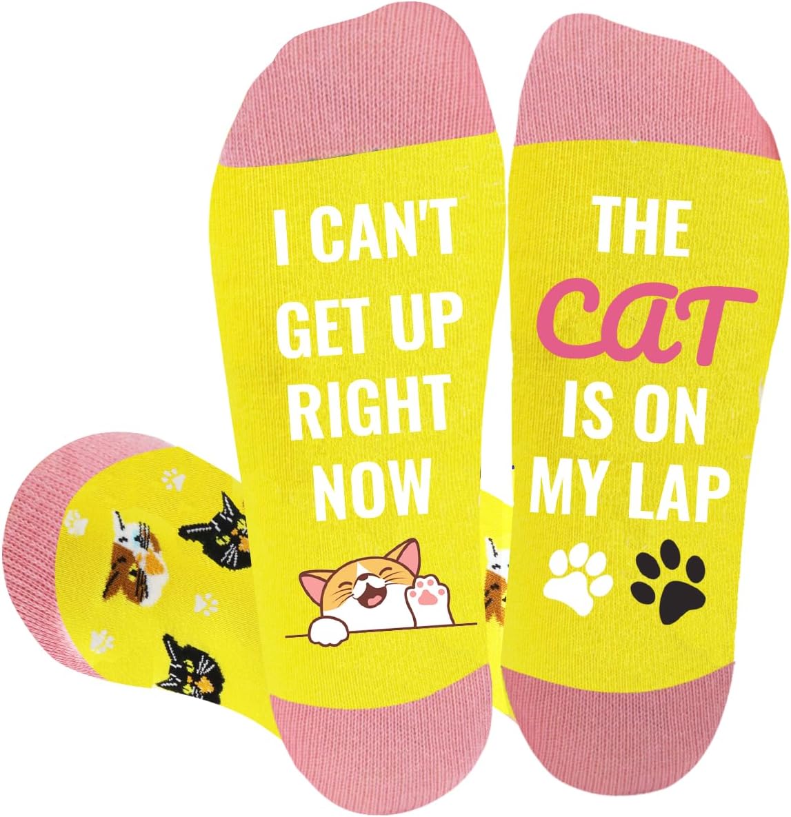Calcetines de Gato para Mujer Hombre, Regalos para Amantes de Animales