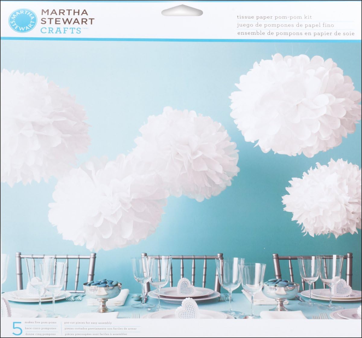 EK Success Doily Lace Pom-Poms