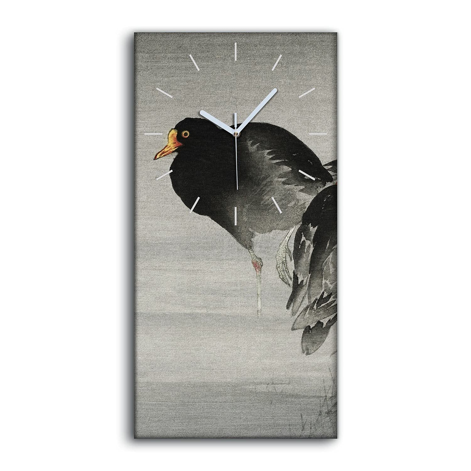 Horloge sur Toile Mains Blanches Tableau Silencieux 30x60