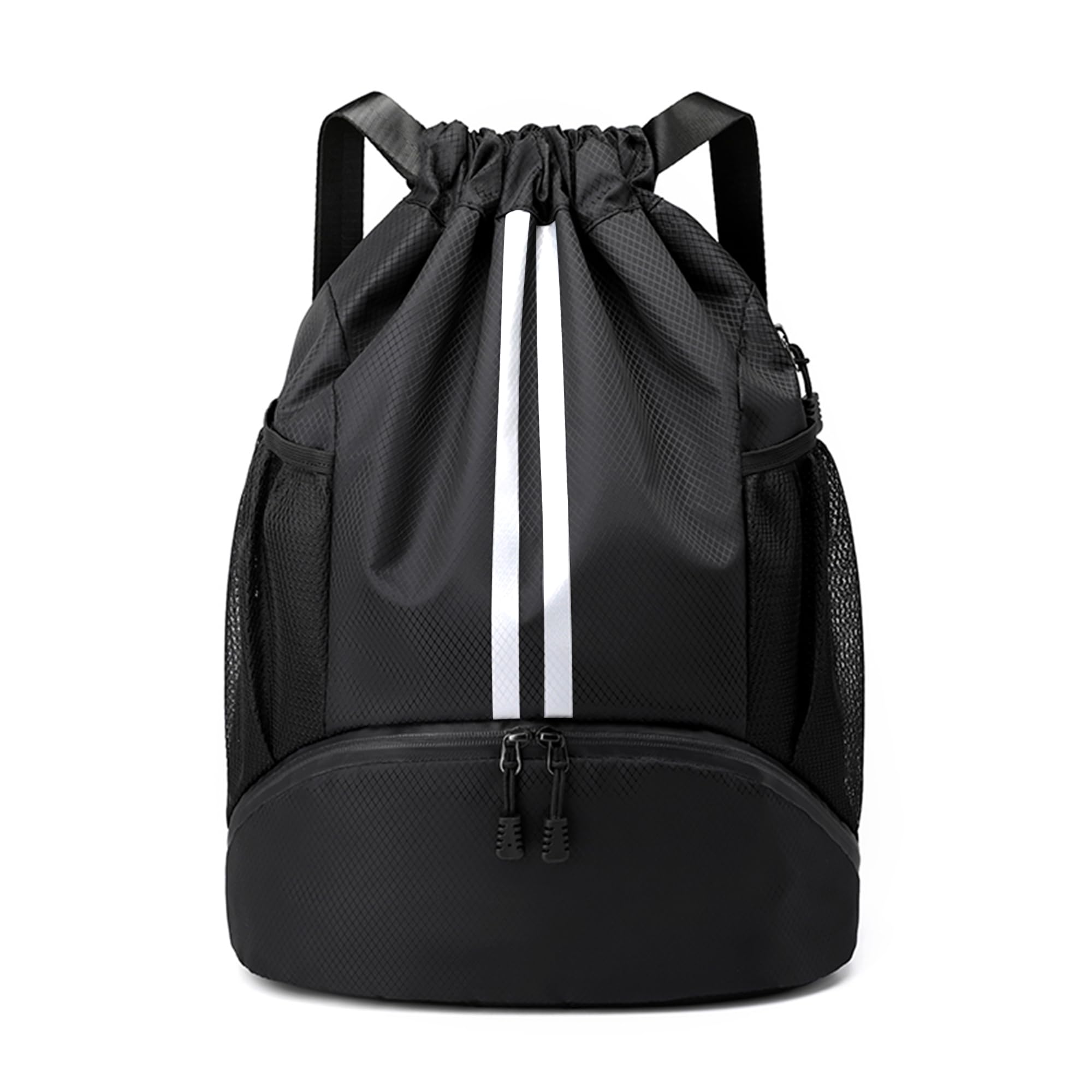 JELUTAR Soccer Bag, Drawstring Soccer Backpack with Shoe Compartment