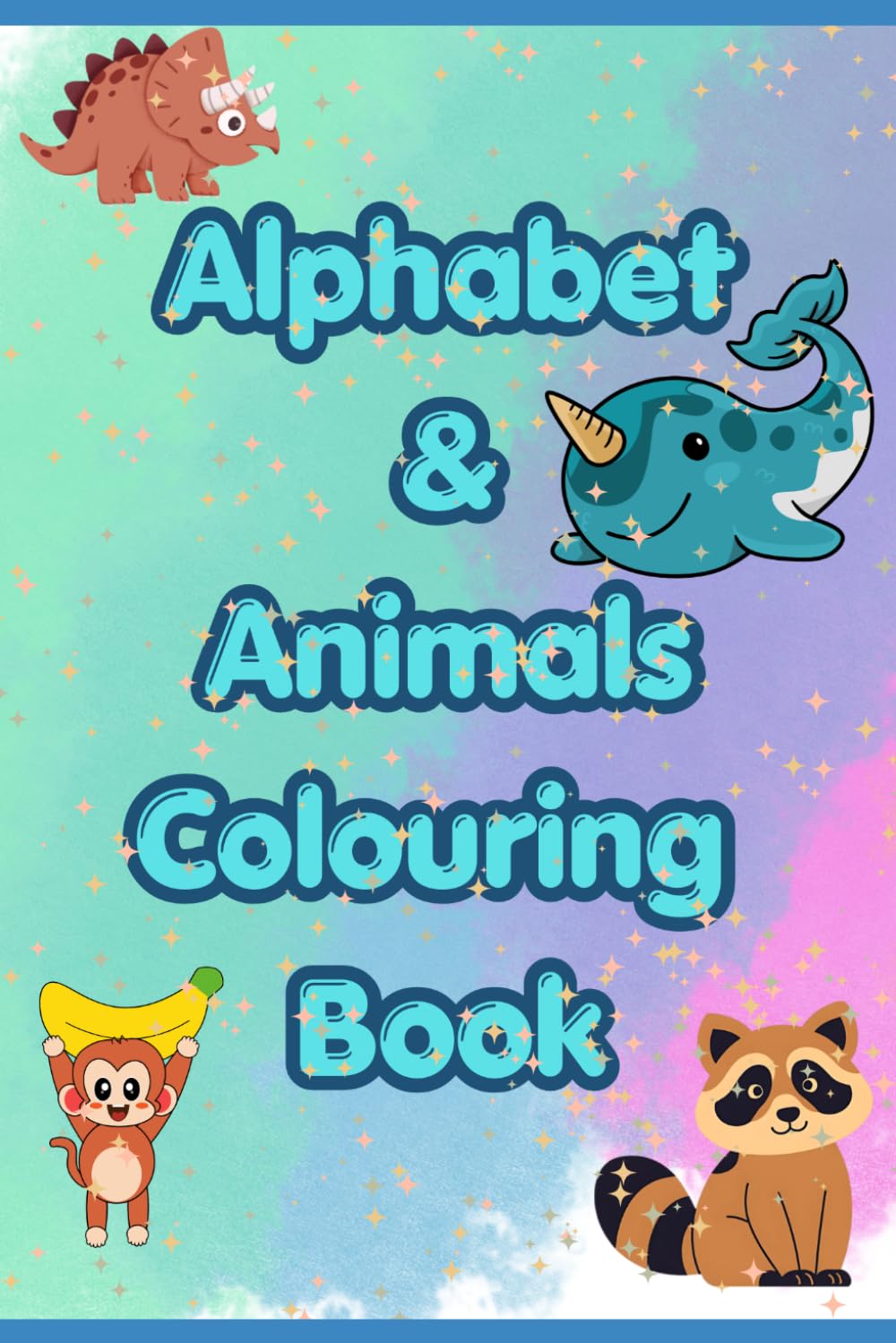 Alphabet & Animals Colouring Book