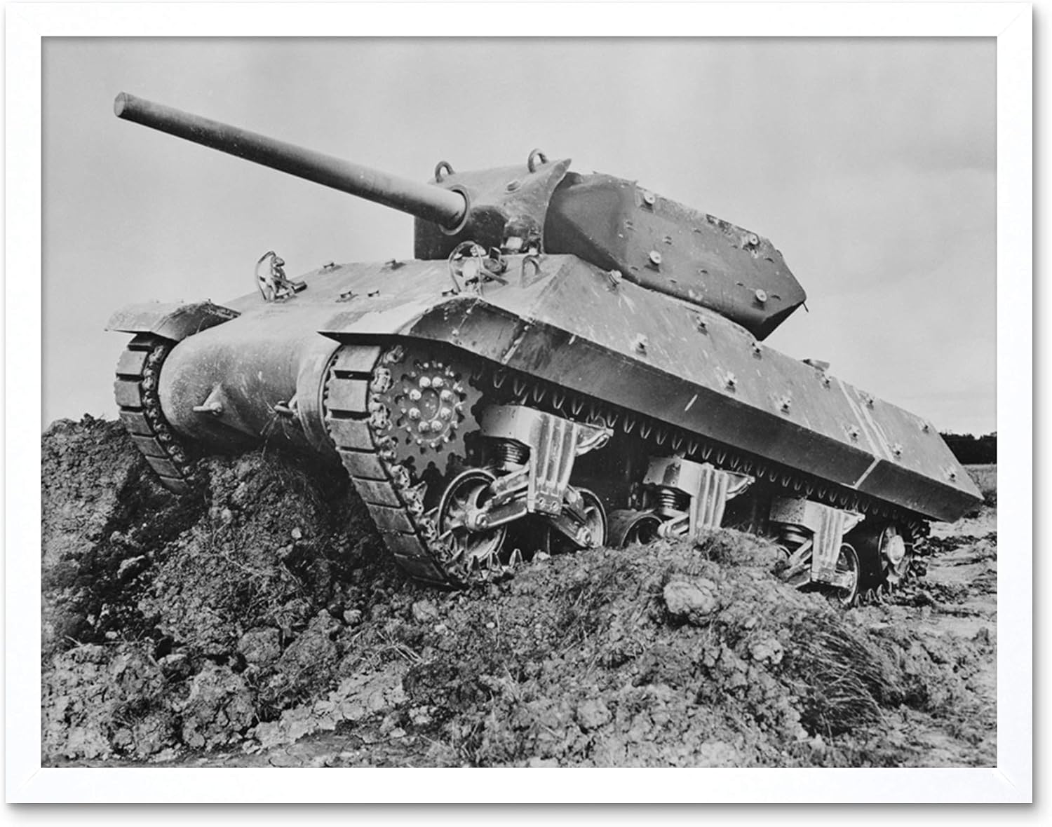 War WWII US Army 1943 M10 Tank Destroyer Unframed Wall Art Print Poster Home Decor Premium