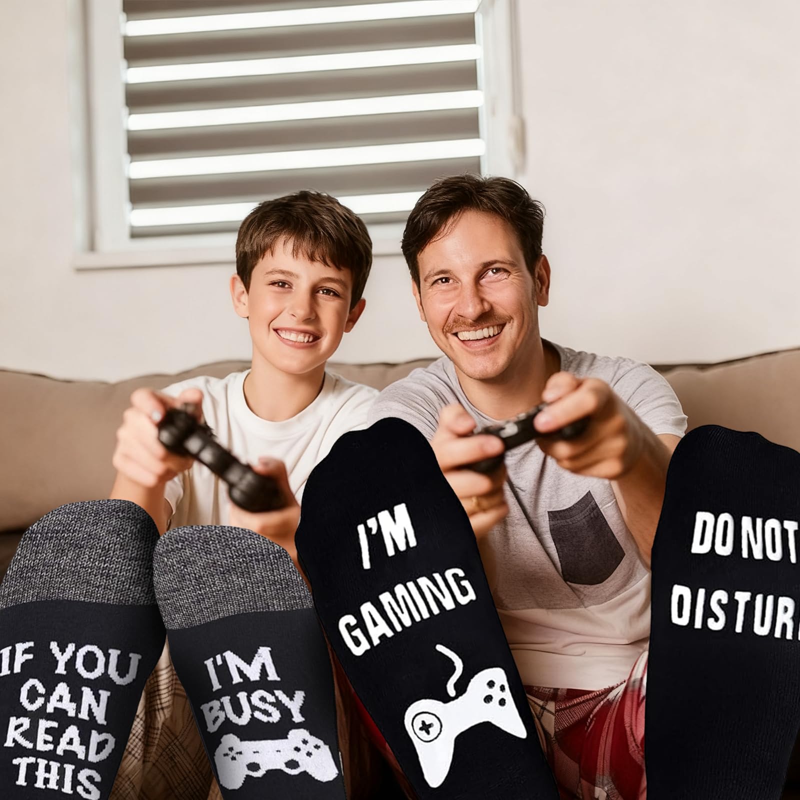 Calcetines unisex de algodón Do Not Disturb I'm Gaming Socks, Calcetines de gamer, Calcetines divertidos, Great Christmas para hombre y mujer