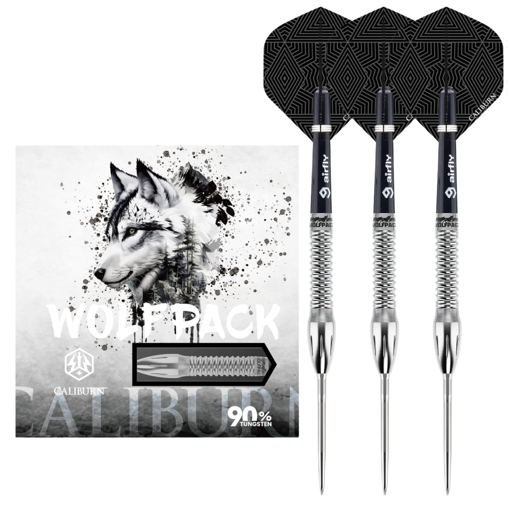 Caliburn | Wolfpack Darts | Steel Tip | 90% Tungsten | W4 | 20g.