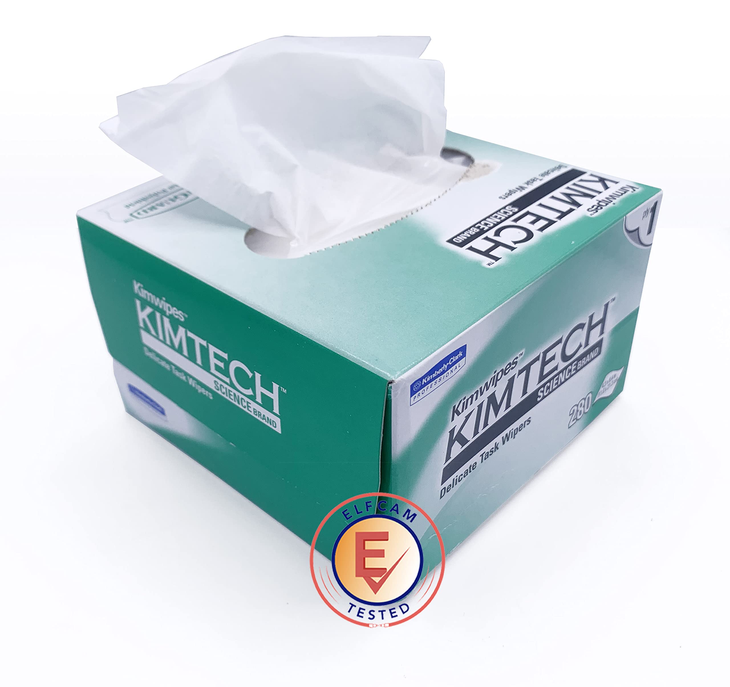 Elfcam Science Delicate Task Wipes, Ideali per Salviette per Effettuare la Pulizia dei Connettori Ottici, e Strumenti di Precisione per Pulire e Pulire nei Laboratorie