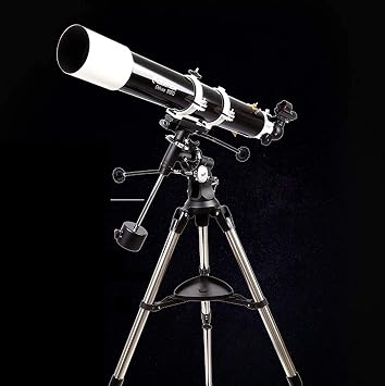 astronomical telescope professional, 80mm aperture, 900mm focal length, AZ mount astronomical refractor telescope, portable telescope with tripod,