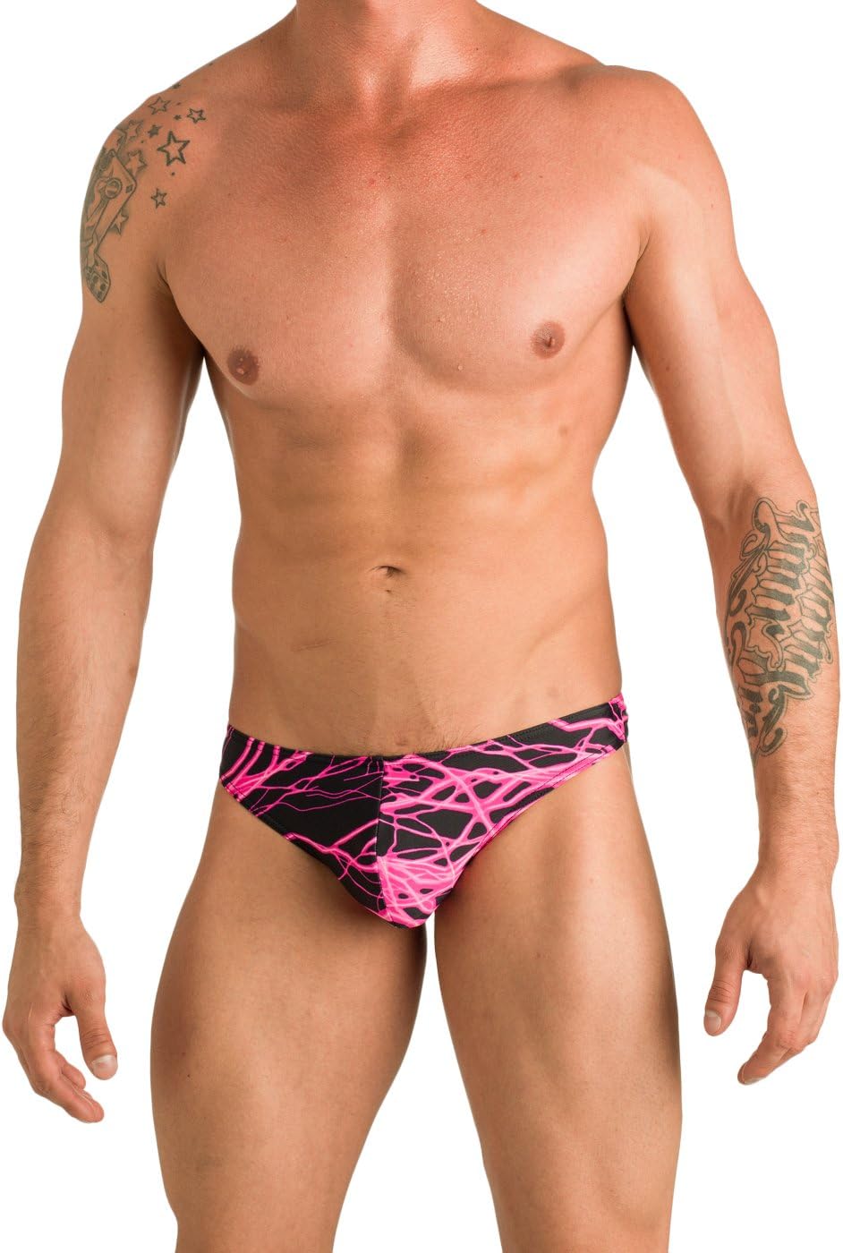 Gary Majdell Sport Mens Solid Color Thong Swimsuit