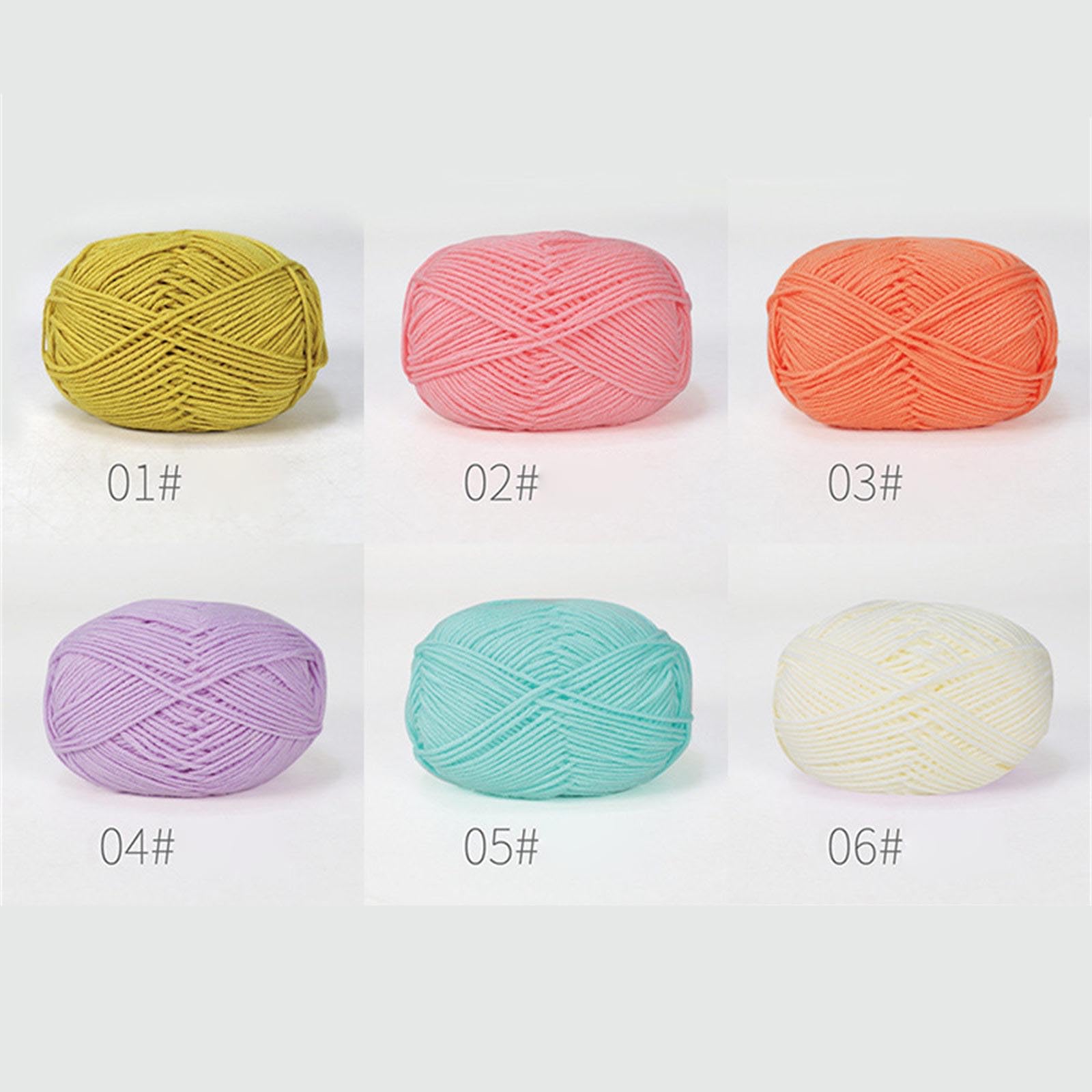 Lot De 6 Cônes De Fil à Tricoter Acrylique – Tamm S.A. – Poids Sport Bébé – Mexique