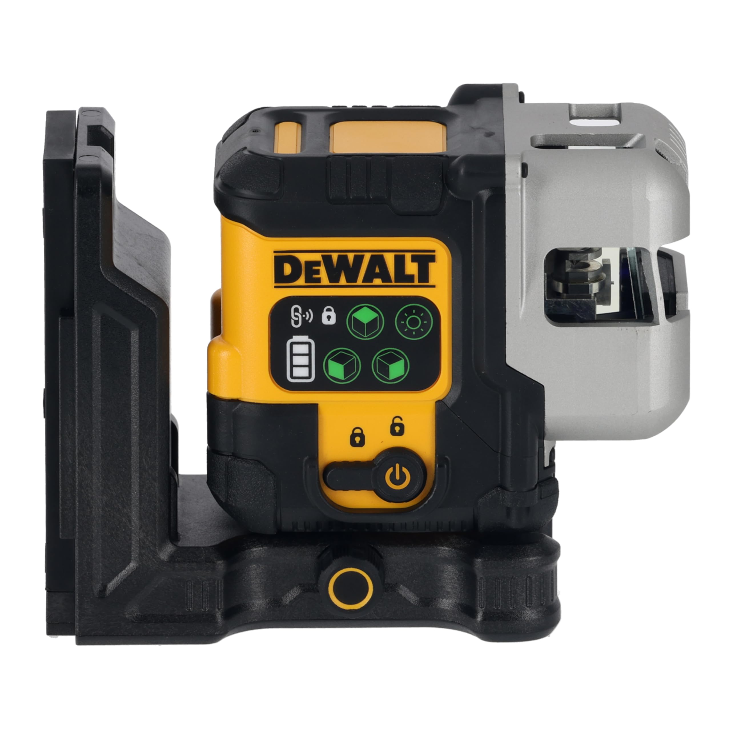DEWALT Nivel Láser autonivelante de 3 líneas 180° Verde USB (Sin Cargador), DCLE14301GB-XJ