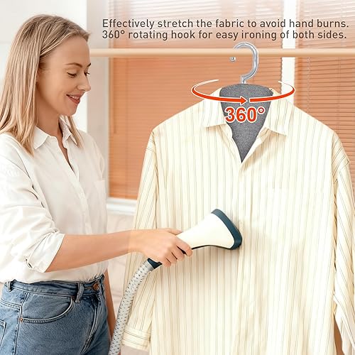 Miniatura 2 de Tabla de planchar - Tabla de vapor plegable - Vapor 2 en 1 y planchado tradicional - Superficie sólida resistente al calor - Gancho versátil para