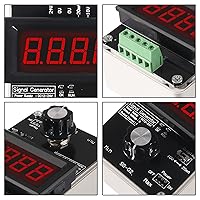 Vista 6 de Generador de señal ajustable de 4-20 mA,AITRIP DC 0-10V 0 4-20 mA Simulador analógico de voltaje de corriente para ajuste de valor, panel PLC LED