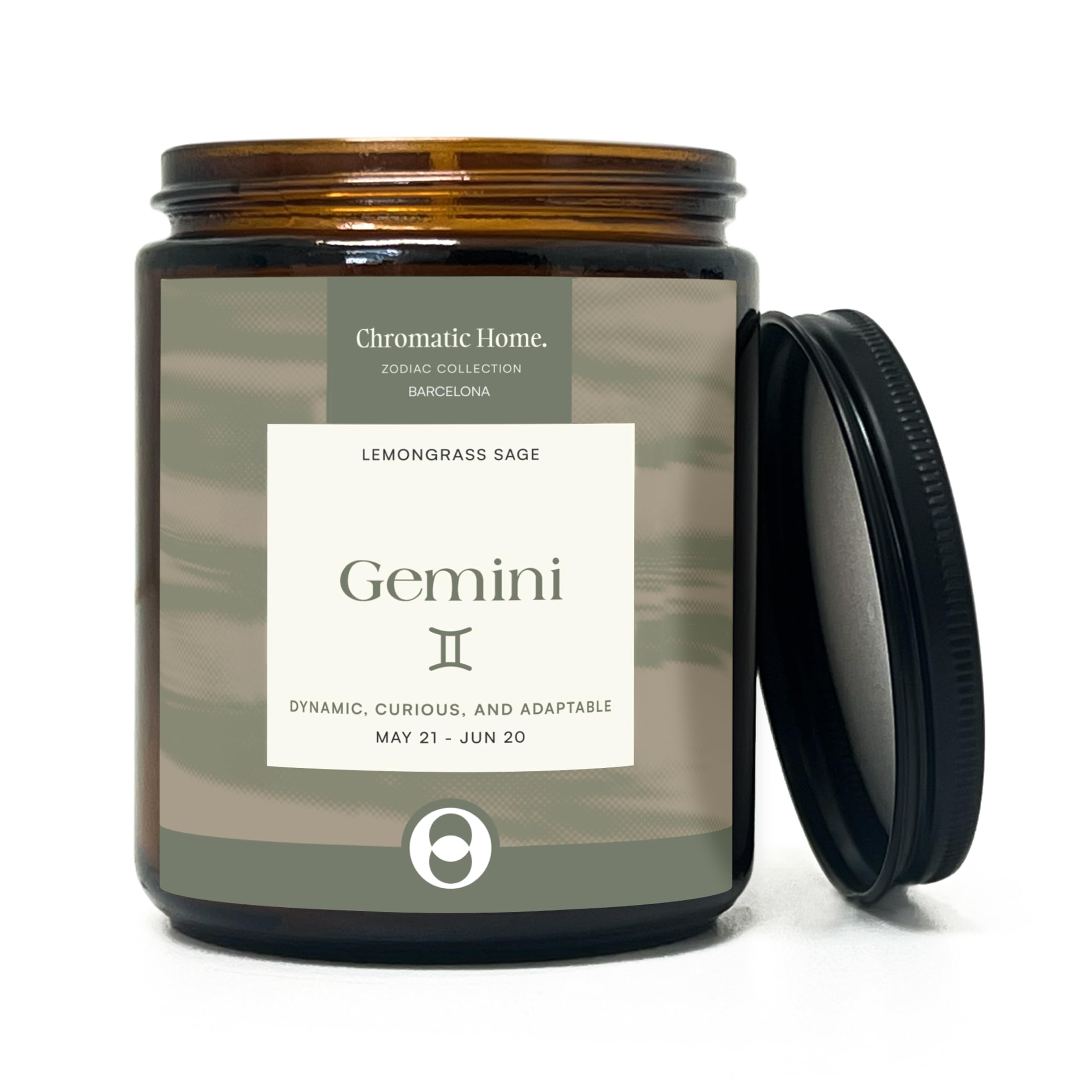 Gemini Gifts for Women, Astrology Gifts for Women, Zodiac Gifts for Women, 9oz Zodiac Candle with 50hr Burn Time, May and June Birthday Gifts for Women