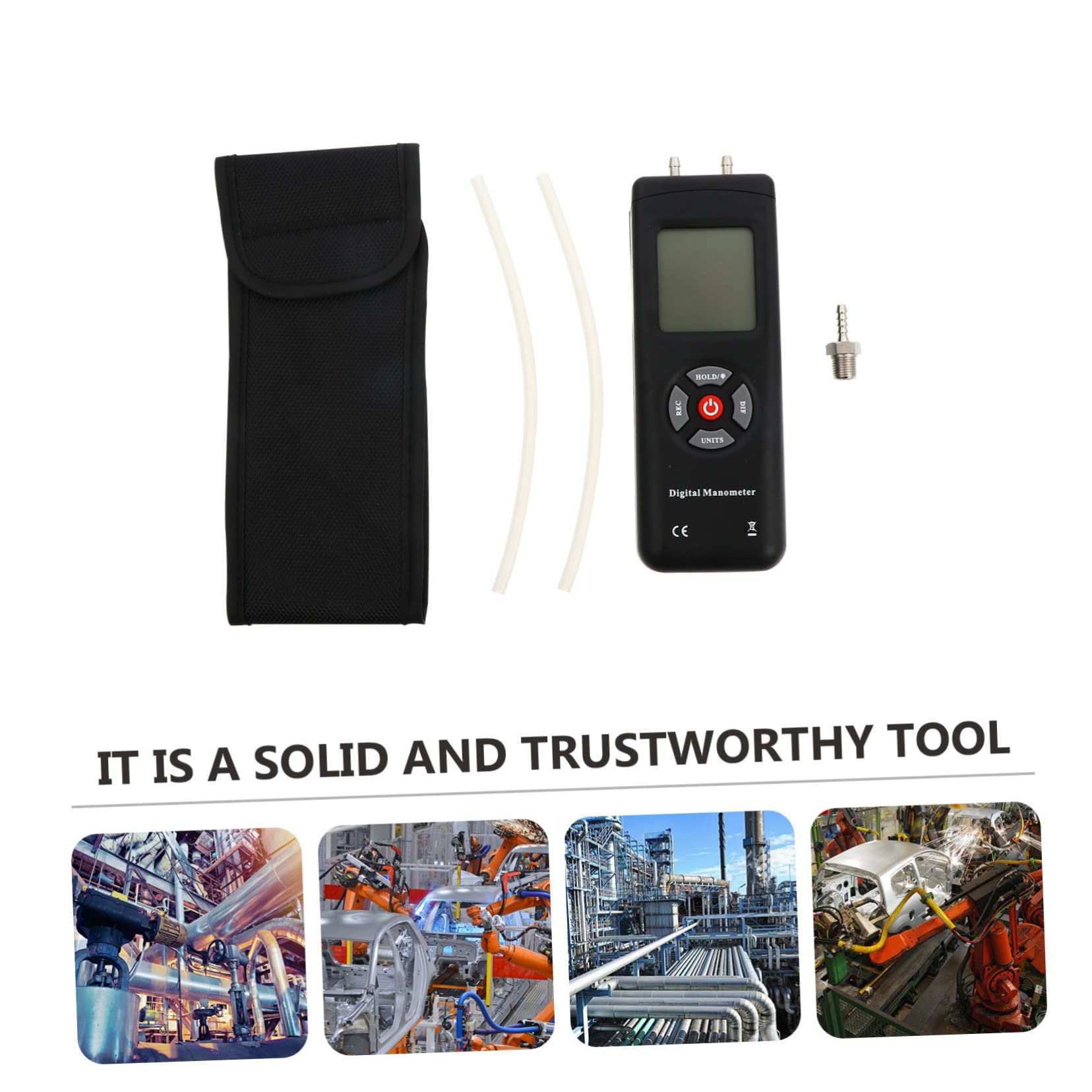 Paper Machine Manometer Ultechnovodifferential Pressure Gauge Dual Port Manometer Digital ...