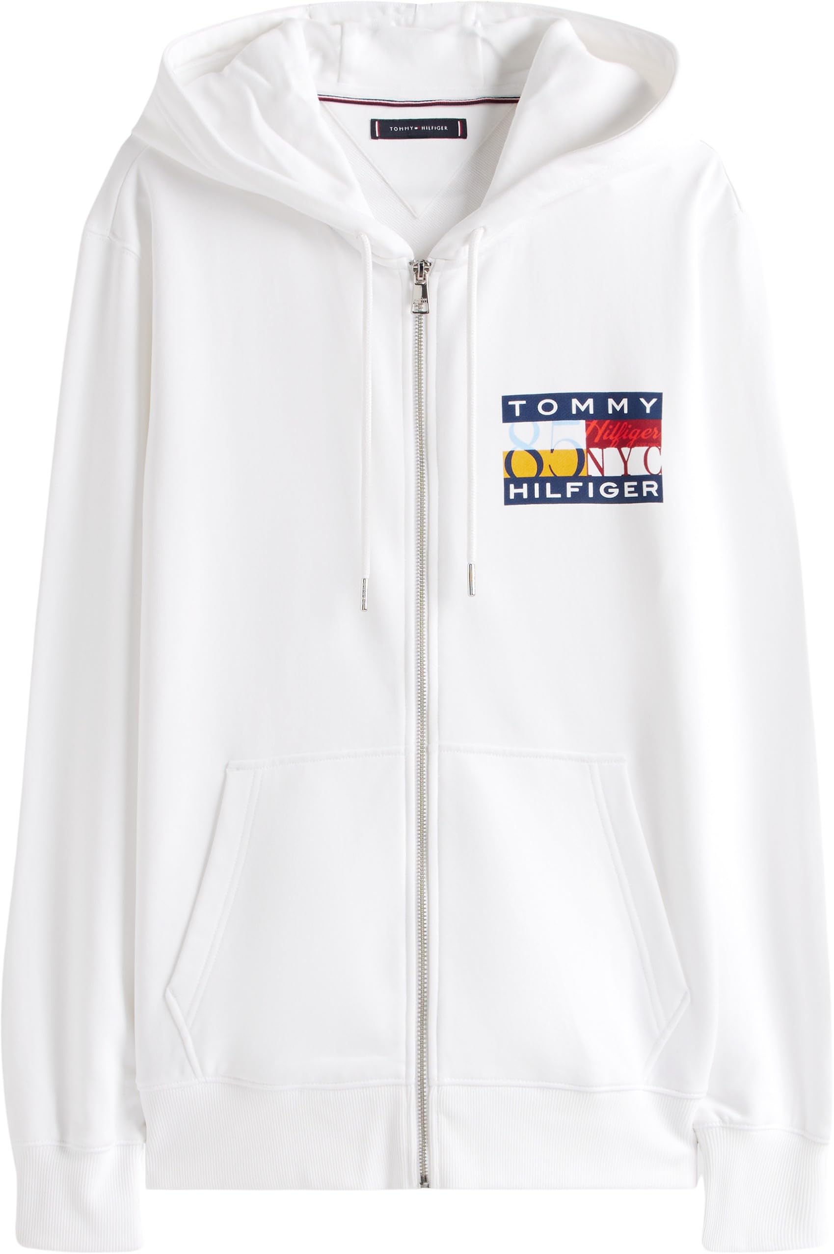 Tommy Hilfiger Sudadera con Cremallera Hombre Colour Flag Zip Through con Logotipo