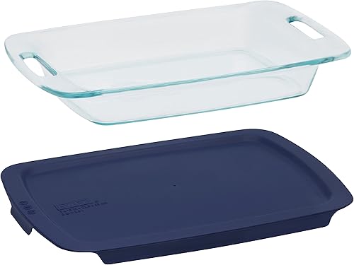 Miniatura 4 de Conjunto de recipientes para horno y almacenamiento de alimentos de vidrio de fácil agarre 8 unidades de Pyrex Transparente