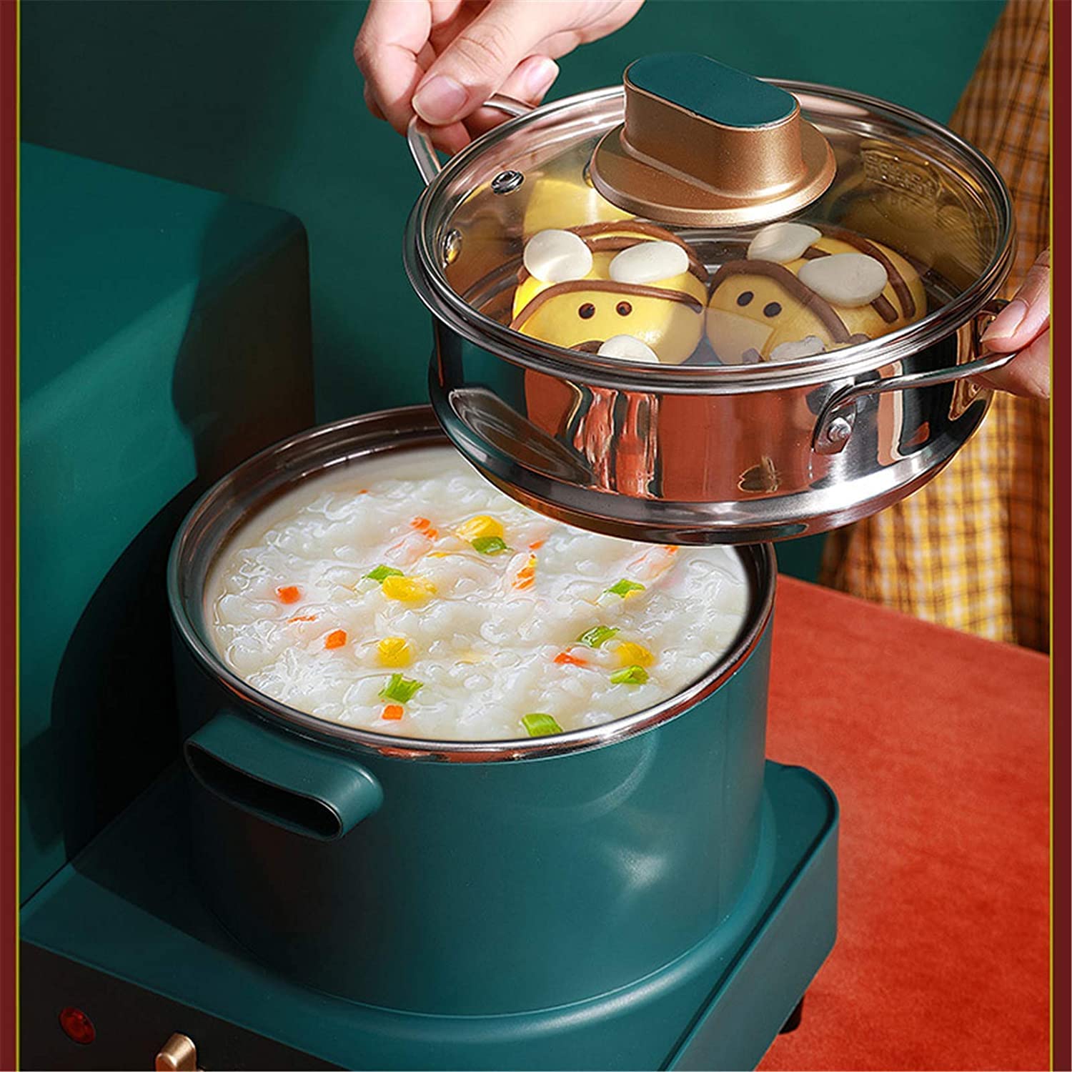 Oven Solo Forno a microonde in Silver Tact Fornello alogeno a convezione Premium Ideale per arrostire, cuocere al Forno Mini Forno con Controllo della Temperatura Regolabile Utile