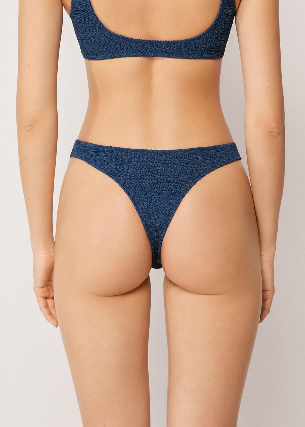 CALZEDONIA Woman's Brazilian Swimsuit Bottoms Crinkle Waves