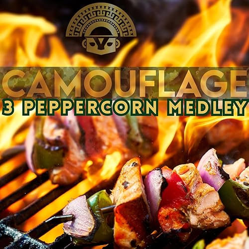 Miniatura 7 de Yupanqui Molinillo de pimienta para parrilla vegetariana, 3.5 onzas, molinillo de pimienta recargable manual con granos de pimienta orgánicos,