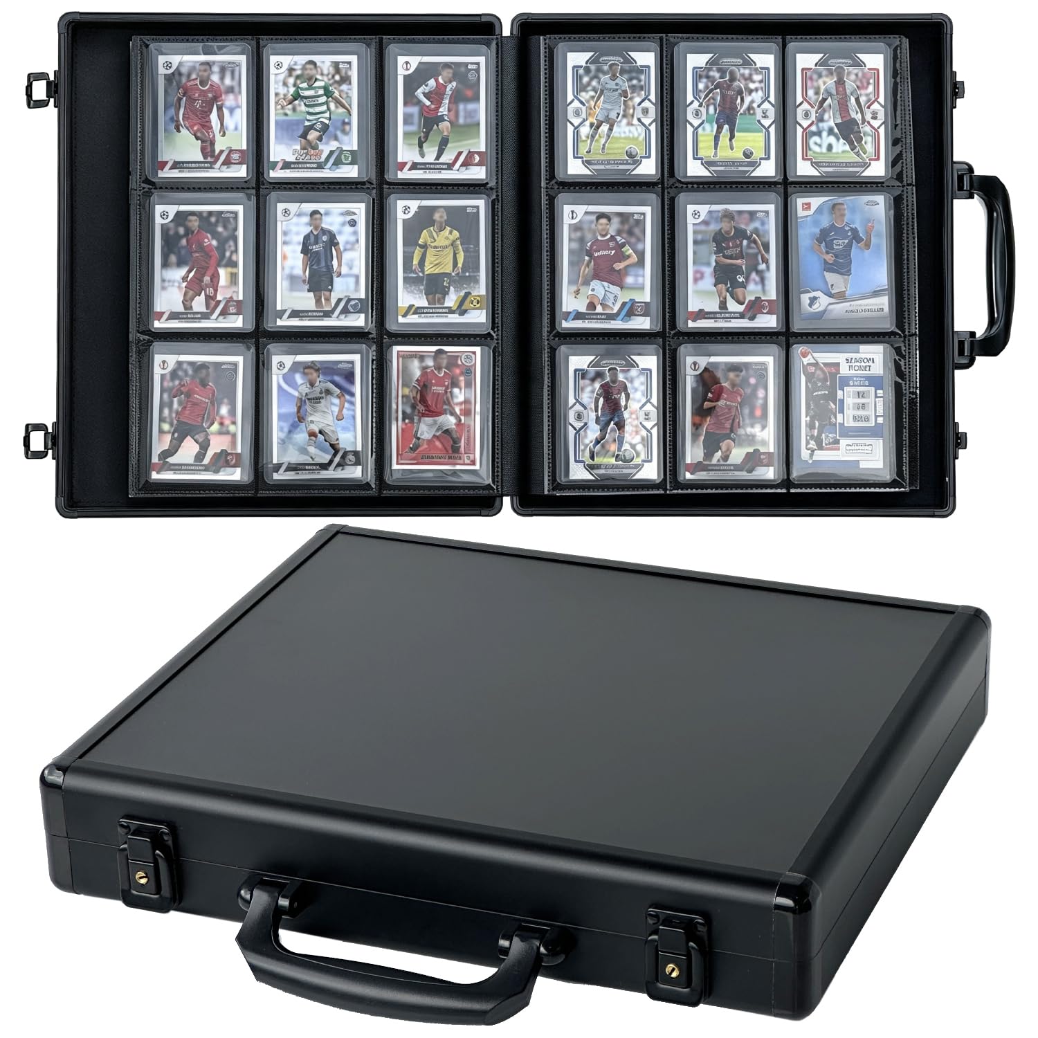 Amazon.com: Azamou Toploader Binder for Trading Cards, Hard Cases