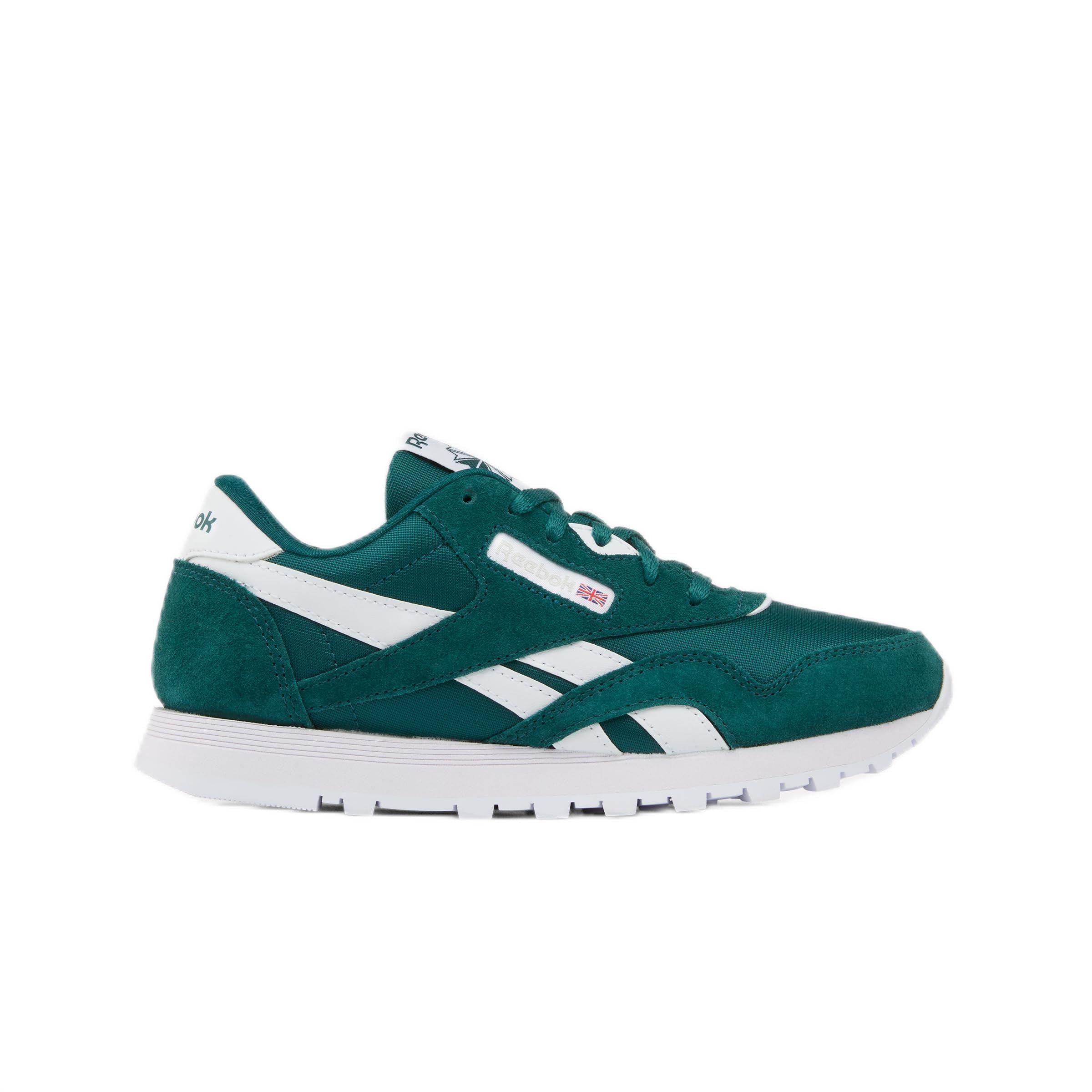 Reebok Unisex Kids Classic Nylon METALGREEN/FTWRWHITE/METALGREEN 4.5 36.5