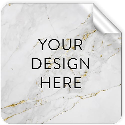 Vista 968 de DayStar Custom Signs & Design - 100 adhesivos de vinilo personalizables, con texto, imagen, diseño y logotipo; adhesivos para logotipo de embalaje