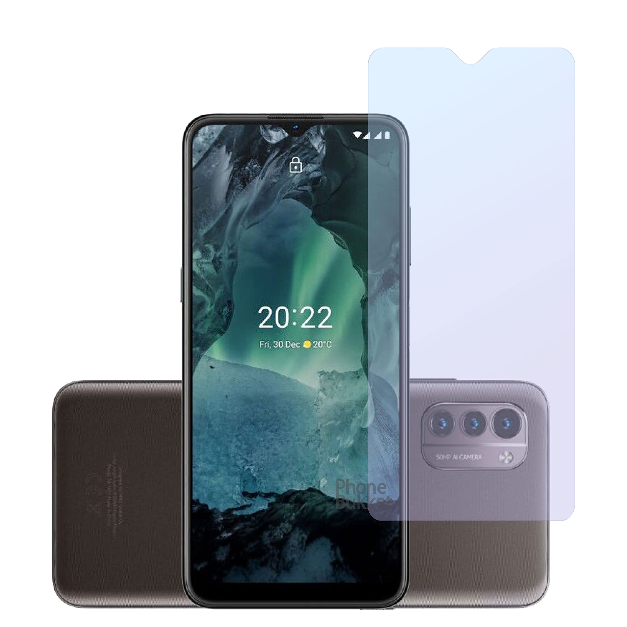 PhoneBukket Anti Blue Ray Tempered Glass Guard Screen Protector for Nokia G21 (Blue), Not Edge to Edge, Pack of 1 (B0B5Q9KBQP) Amazon Price History, Amazon Price Tracker