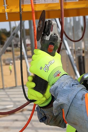 Miniatura 7 de MCR Safety Guantes de trabajo aislados de calibre 15 con interior de rizo acrílico sobre los nudillos