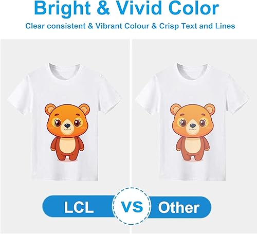 Miniatura 6 de LCL Repuesto de tinta de sublimación de autollenado T49M de 4 x 4.7 fl oz para impresora de sublimación de tinte SureColor F170 F570 (T49M1 T49M2