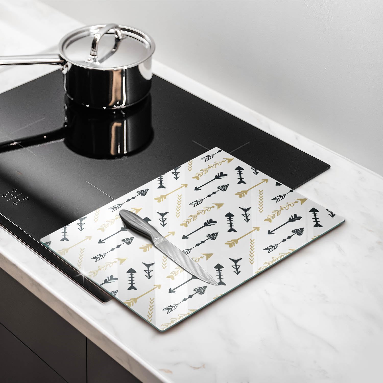 Tavola da cucina 30x40 cm | Superficie stampata | Vetro temperato