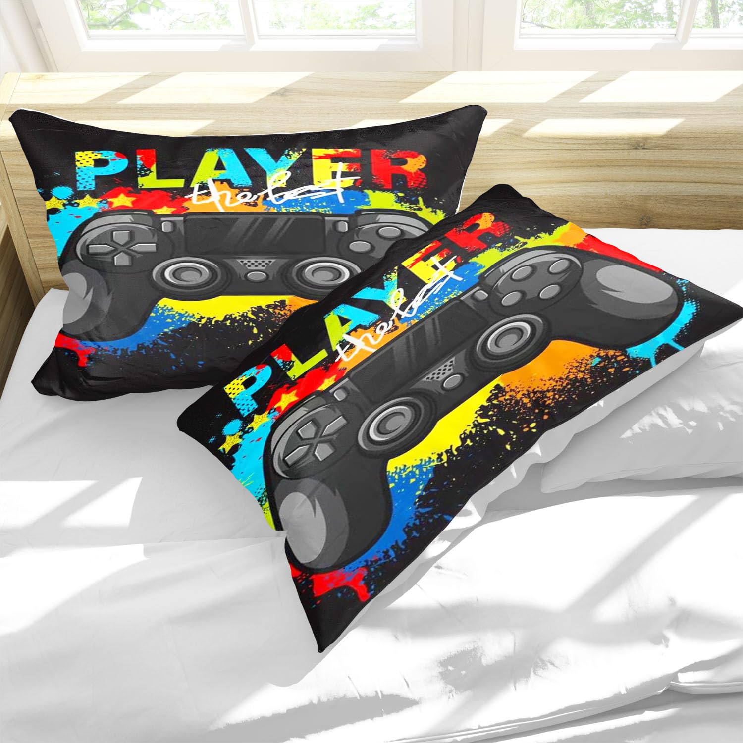 Fortnite Bettwäsche Set 135x200 - Gaming Bettbezug Für Kinder Teens