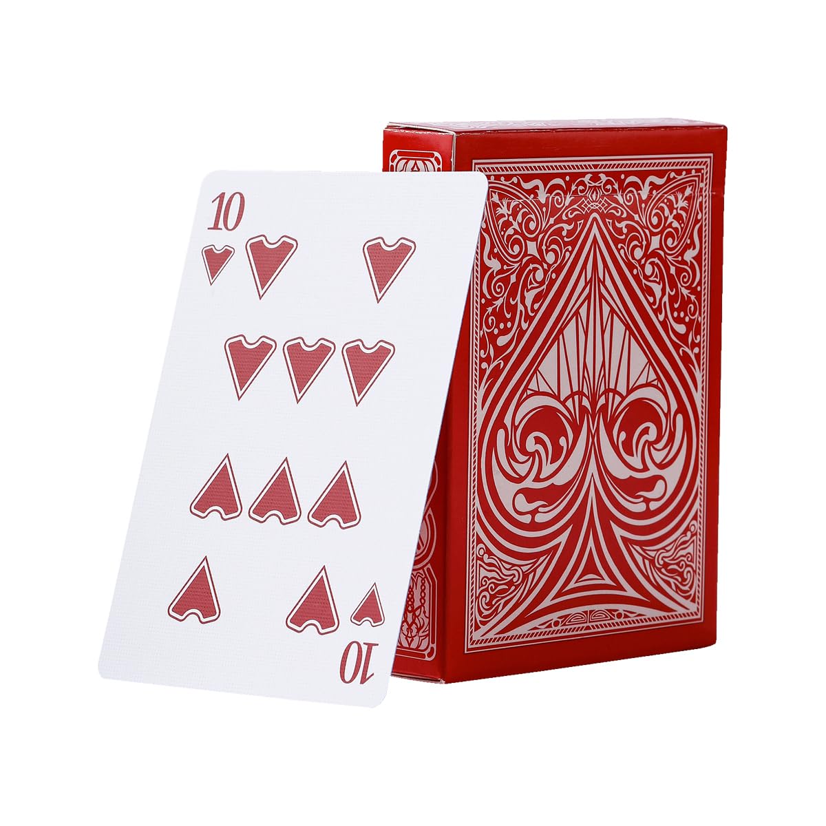 Classic Magic Poker Cards Playing Cards,Classic Trick Cards for Beginner to Professional,Magic Tricks Tool for Party and Game (Red)