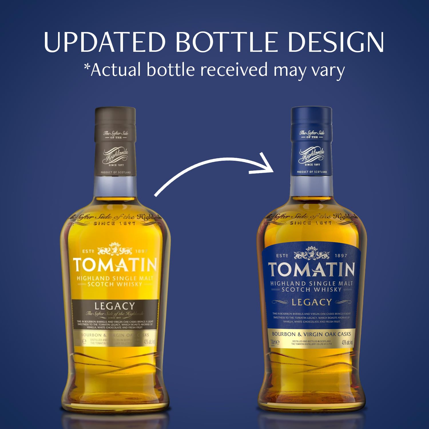 Tomatin Legacy Highland Single Malt Scotch Whisky 43% Vol. 700 ml