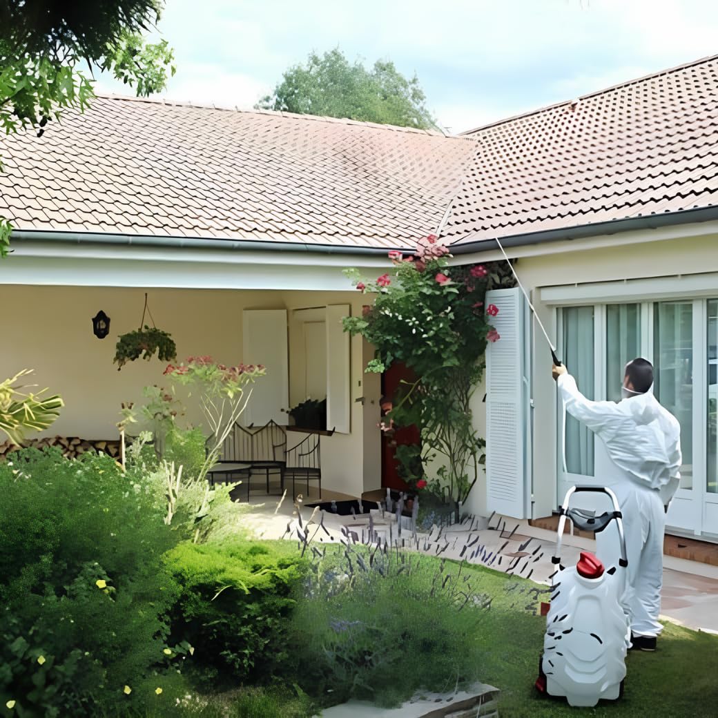 L' AUTHENTIQUE Pulvérisateur Électrique Pro Sprayer III 30L – Pulvérisateur Électrique Toiture Longue Portée à Batterie Rechargeable, Tuyau 8m - 1 Batterie MODELE ORIGINAL