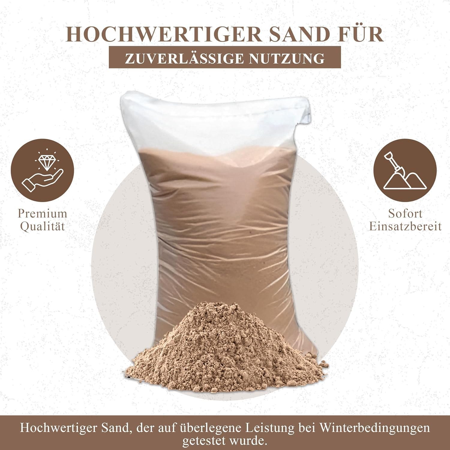 Spielsand 25x3 kg | Quarz Sand für Sandkasten | Dekosand | Sand für Sandkasten | Keimfreier | Gewaschener Feiner Quarzsand - für Sicheres Spielen
