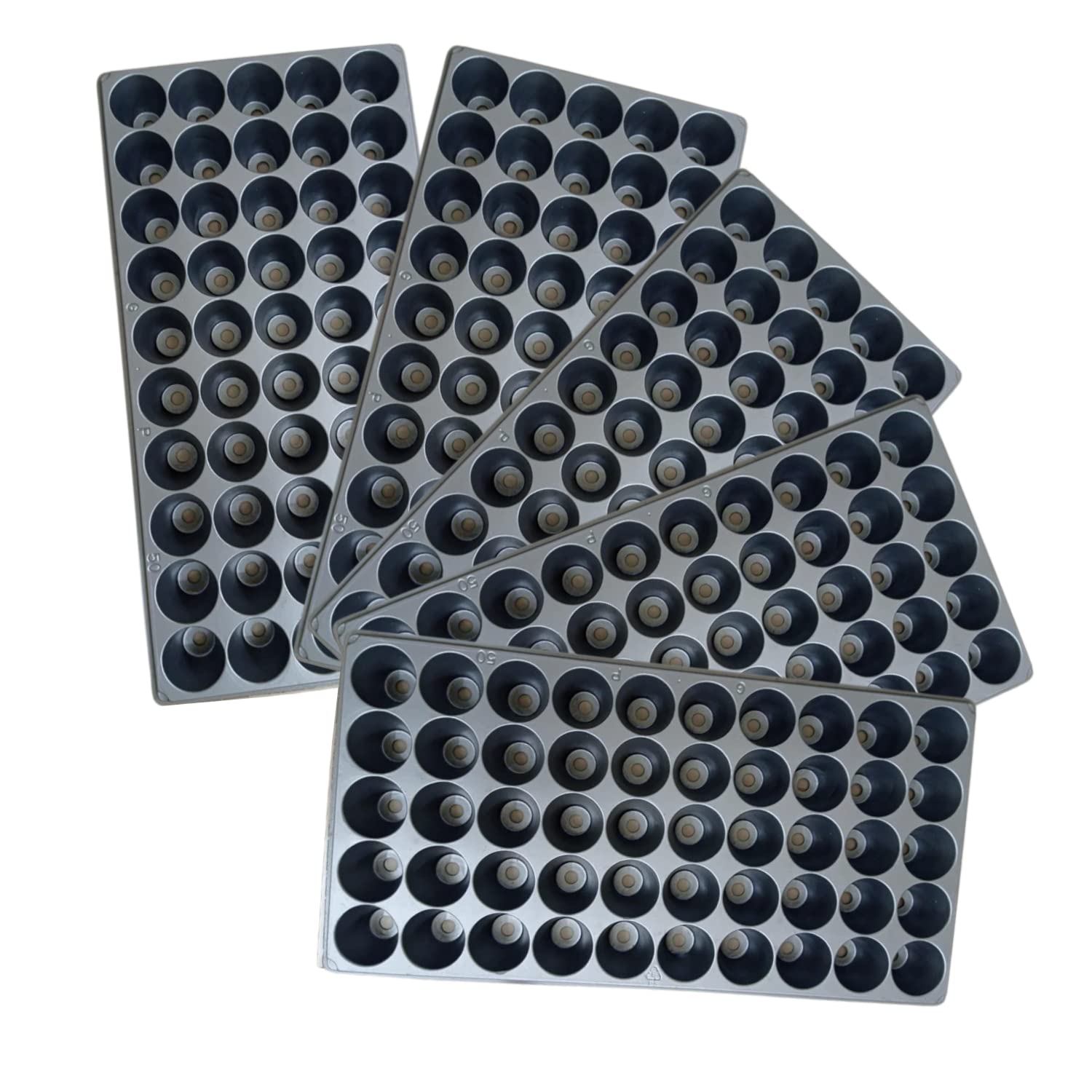 Hug A Plant |Seedling Nursery Tray with 50 Cavity for Home & Garden (Pack of 5) (B0BL9Y3SCP) Amazon Price History, Amazon Price Tracker