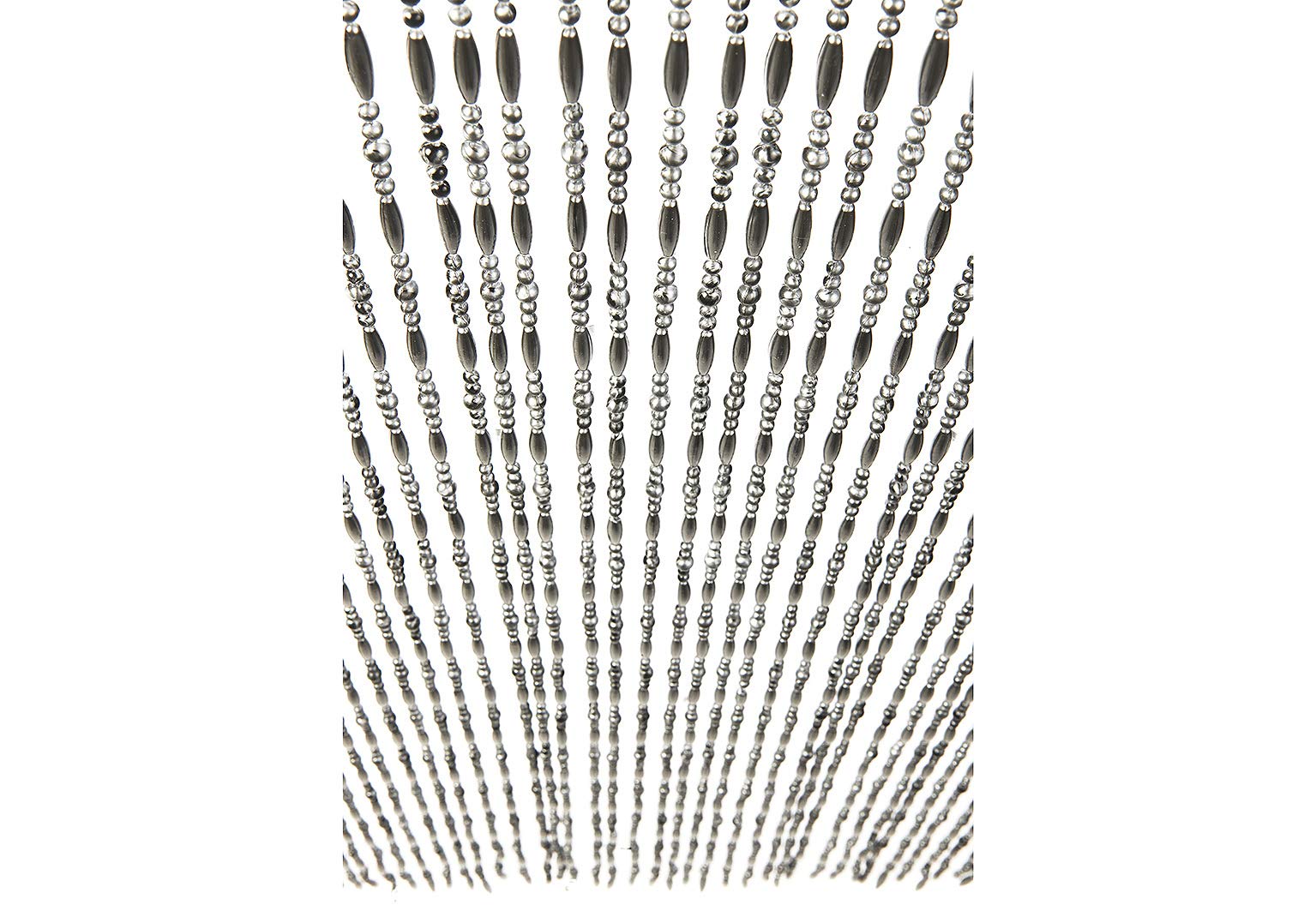 Kobolo Türvorhang Drops 72 Stränge 90x200 cm Grau