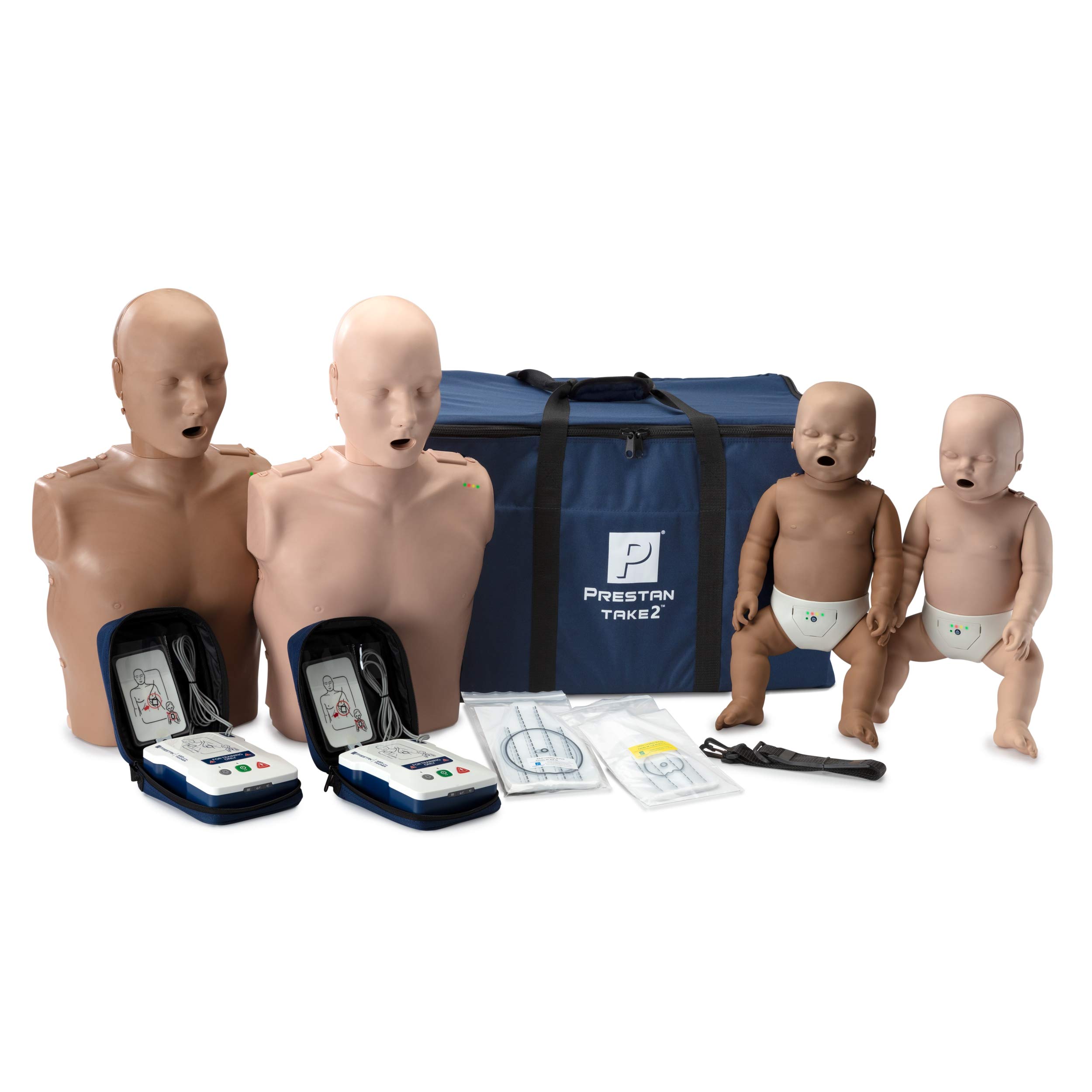 PrestanTake2 Diversity Kit (2 Adult, 2-Infant, & 2-AED UltraTrainers)