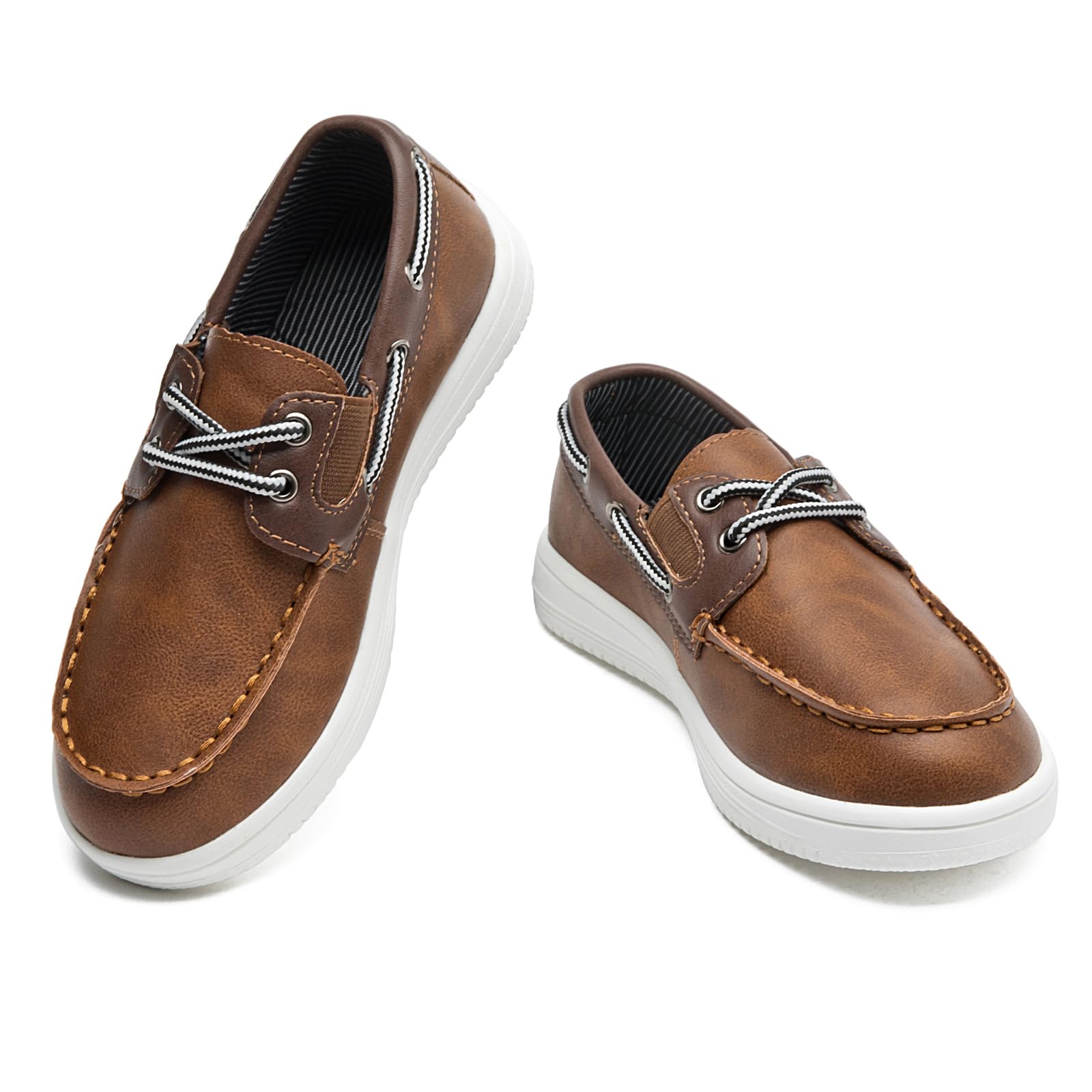 PPXID Jungen Schnürhalbschuhe wasserdichte Loafers Schule Oxfords Uniform Hochzeit Anzugschuhe