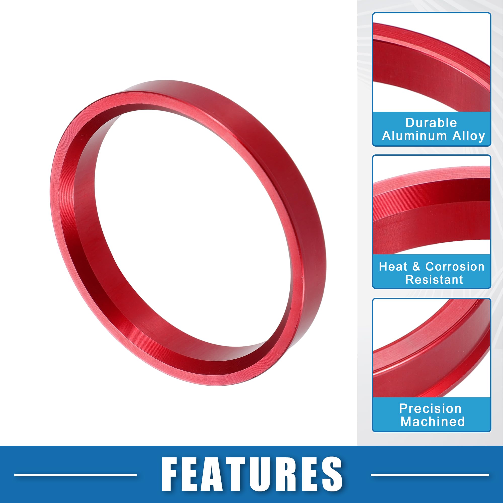 Bagues Centrales D'Enjoliveur De Roue Pour Voiture, Écarteur