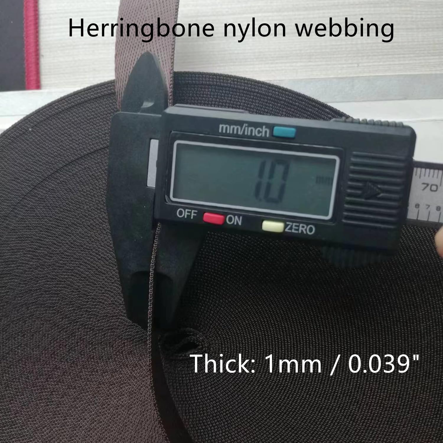 Taśma polipropylenowa, nylonowy pasek parciany o szerokości 1 cala, wielokolorowy, wiele rozmiarów do smyczy plecakowej(Lake Blue,20 yard)